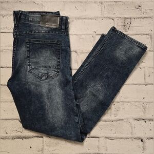 Stylish Men's Denim Jeans - Dark Blue